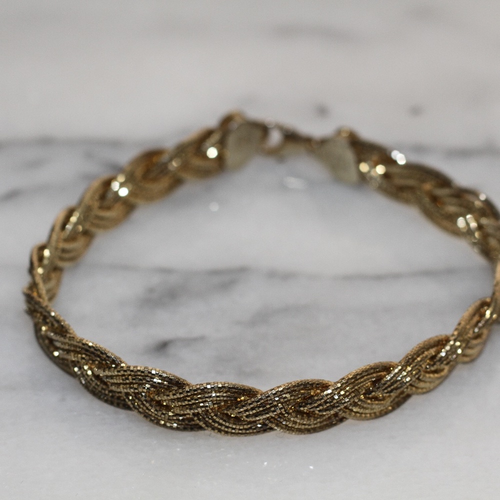 Gold Wire 925 Bracelet